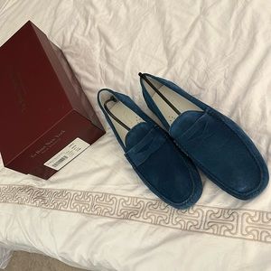 To Boot New York suede driving loafers